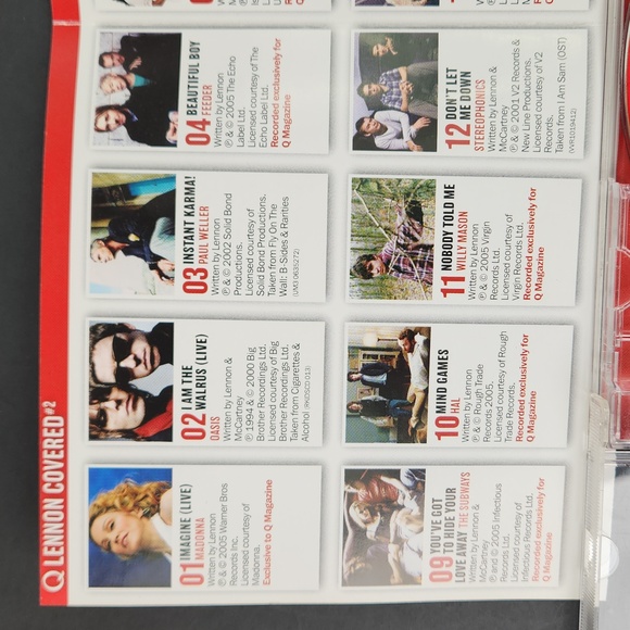Lennon Covered 2, 14 tracks, 2005 Q Magazine Promo CD - Picture 8 of 13